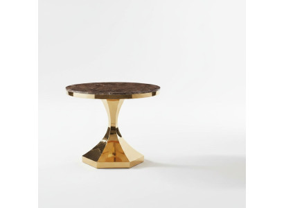 Eettafel meubels luxe hout modern roestvrij staal woonkamer design nieuw goud
