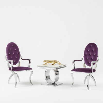 Salontafel Design Stijl Zilver Tafel Woonkamer Moderne Meubels Roestvrij staal