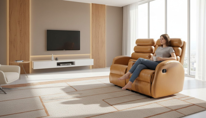 Bank Luxe Bruin Woonkamer Modern Ontwerp Bankstellen Meubels Nieuw