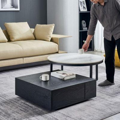 Tafel bijzettafel meubels houten tafels Nieuwe salontafel bijzettafel ontwerp