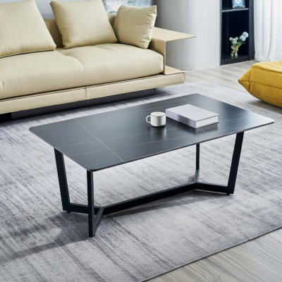 Woonkamer Houten tafel Salontafel Tafel Meubels Hout Nieuw Koffietafel Zwart