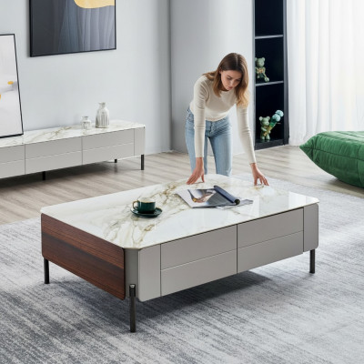 Salontafel Tafel Ontwerper Bijzettafel 80x40 Salontafels Modern