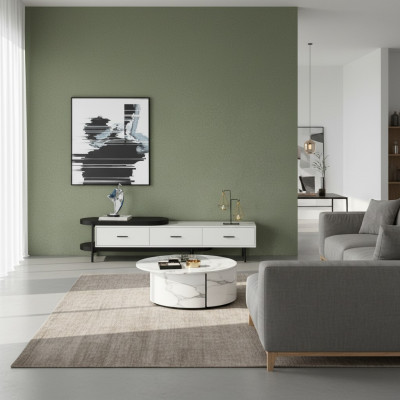 Woonkamer wandmeubel RTV Lowboard hout wit meubels nieuw modern design