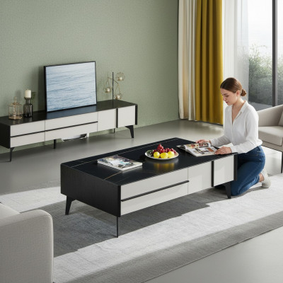 Salontafel Tafel Woonkamer Houten Tafel Designer Luxe Bijzettafel Nieuw