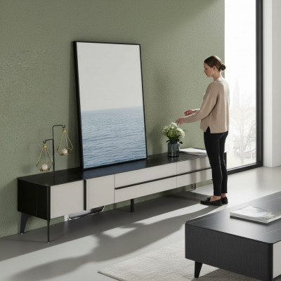 Woonkamer dressoir Hout Modern Meubels Lowboard RTV tv Kast Meubels --> Woonkamer dressoir Hout Moderne Meubels Lowboard RTV tv Kast Meubels 