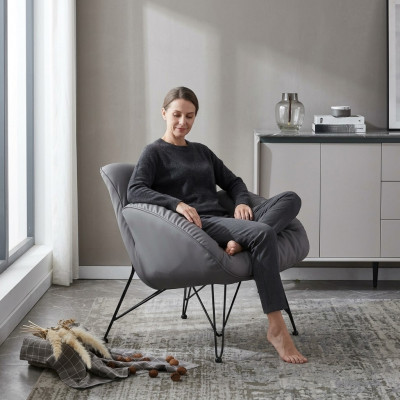 Ontwerpstoel Textiel Luxe Bank 1-zitsbank Bank Relax Lounge Club Gestoffeerd