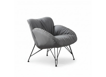 Ontwerpstoel Textiel Luxe Bank 1-zitsbank Bank Relax Lounge Club Gestoffeerd