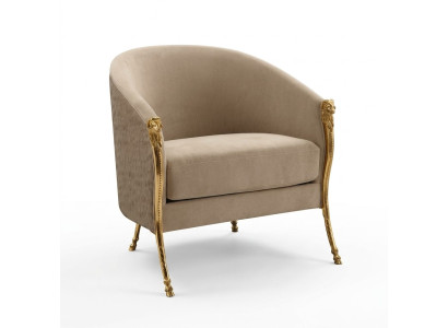 Luxe designer fauteuil lounge club ontspanning woonkamer gestoffeerde bank zits.