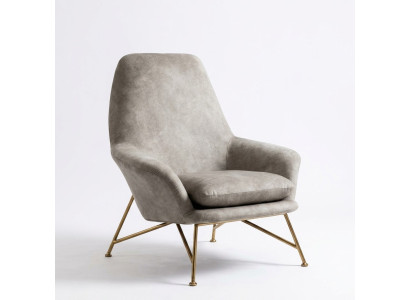 Fauteuil Ontwerp Luxe Textiel Bekleding Set Woonkamer Grijs Inrichting