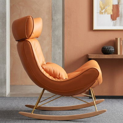 Design Bank Fauteuil Bankstel Bekleding Luxe Kunstleer 1-zits Nieuw Oranje