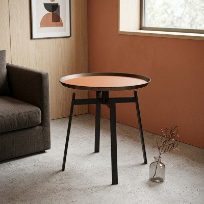 Woonkamer Ronde salontafel oranje Stijl Moderne Roestvrijstalen tafels Tafel Woonkamer Ronde salontafel oranje Stijl Moderne Roestvrijstalen tafels Tafel
