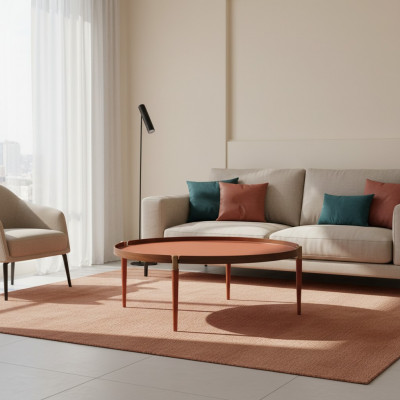 Salontafel Woonkamer Meubels Luxe Modern Design Tafel Oranje Salontafels