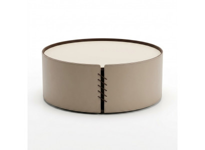 Woonkamer Ronde salontafel groen Luxe design nieuw Materiaal hout