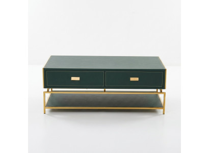 Woonkamer salontafel luxe design stijl modern salontafels hout groen