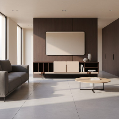 Woonkamer Moderne tv-kast Meubels rtv-standaard Houten Design Kasten
