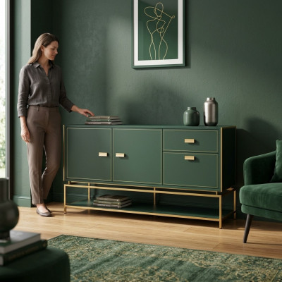 Eetkamer dressoir Stijl Modern Materiaal Hout Nieuw Luxe Design Ladenkast