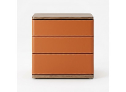 Slaapkamer nachtkastje ontwerp Nieuw Materiaal Hout Luxe oranje