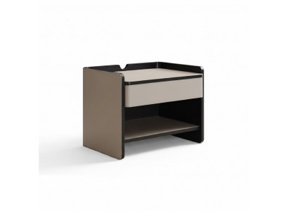 Slaapkamer nachtkastje Modern hout beige Luxe bijzettafels Meubels