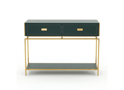 Console tafel Groen Woonkamer Meubels Hout Roestvrij staal Meubels Luxe Sideboard