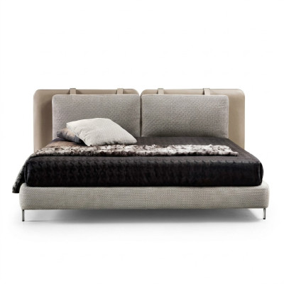 Slaapkamer Groot tweepersoonsbed stijlvol bed Hout Nieuw Luxe Modern