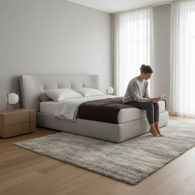 Designer Bette Doppel Neu Slaapkamer meubelen Stof Textiel Luxe Chesterfield