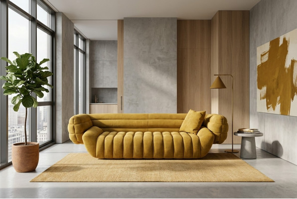 Dries-zitsbank 3-zits luxe bankstel wit gestoffeerde designmeubels nieuw
