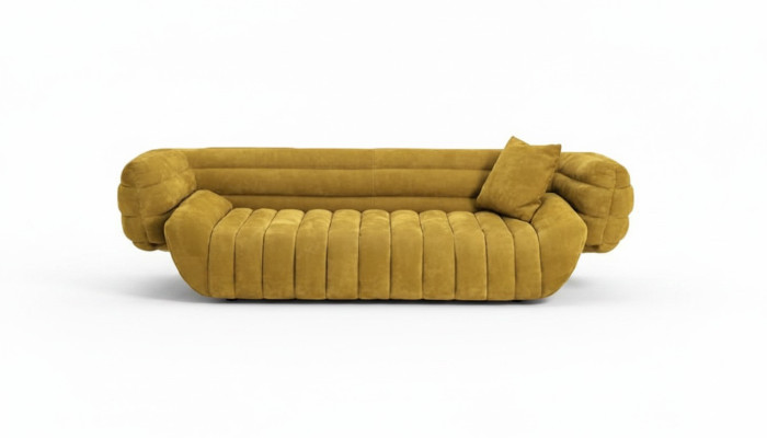 Dries-zitsbank 3-zits luxe bankstel wit gestoffeerde designmeubels nieuw