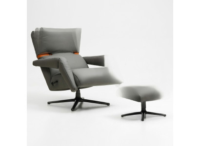Luxe fauteuil meubels club lounge ontspannen kunstleer inrichting woonkamer