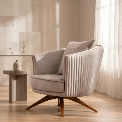 Ontwerp Fauteuil Bank Bekleding Luxe 1-Zits Stof Velours Eenzitter Nieuw