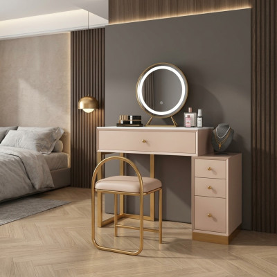 Ontwerper make-uptafel slaapkamer console tafel spiegel luxueus nieuw