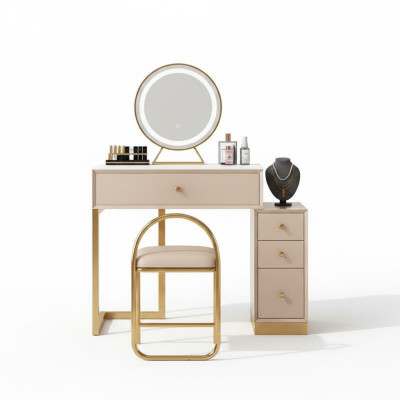 Ontwerper make-uptafel slaapkamer console tafel spiegel luxueus nieuw