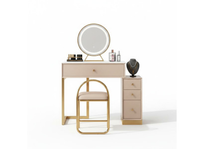 Ontwerper make-uptafel slaapkamer console tafel spiegel luxueus nieuw
