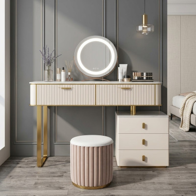 Toilettafel Spiegel Luxe Console Commode Slaapkamer Console Tafel