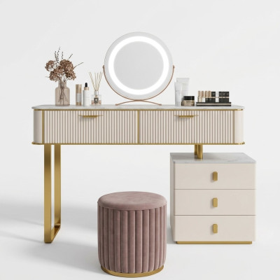 Toilettafel Spiegel Luxe Console Commode Slaapkamer Console Tafel