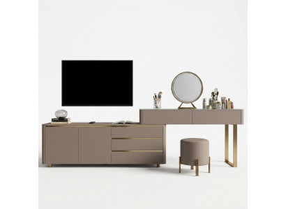Make-up tafel met RTV laden spiegel luxe console slaapkamer