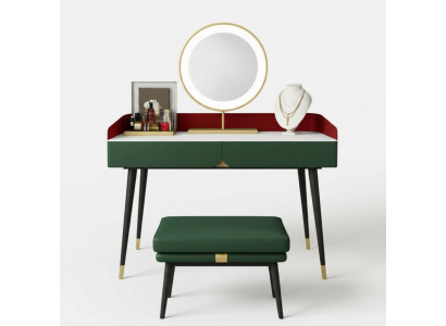 Kaptafel Spiegel Console Slaapkamer Houten Tafel Luxe Nieuw
