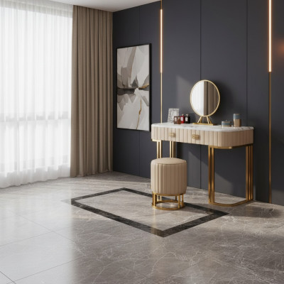 Ontwerper make-uptafel cosmetische tafel spiegel consoles slaapkamer nieuw