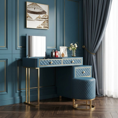 Vanity make-up table cosmetic table mirror design consoles dresser tables