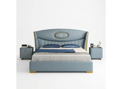 Bed Slaapkamer Modern Bedframe Nieuw Bedbekleding Ontwerp Luxe Meubels