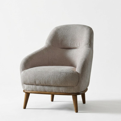 Fauteuil Bekleding Zitter Design Bank Ontspanning Stof Design Fauteuil Club Lounge