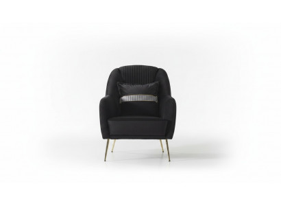 Elegante bankstoel, fauteuil, bankstel zwart Relax 2-delig woonkamer meubels