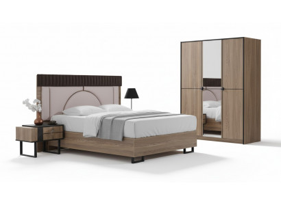 Slaapkamer set Luxe Compleet Bed + 2x Nachtkastjes 3-delig Modern Set Nieuw