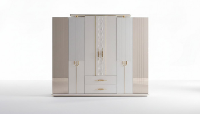 Kledingkast Ontwerp Luxe Kast Moderne Stijl Kasten Slaapkamer Meubels Nieuw