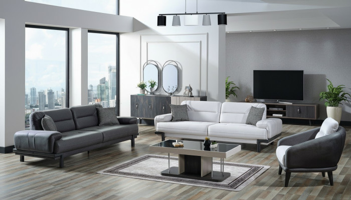Bankstel 3+3+1 zits Stof Modern Compleet Fauteuil Bankstel 3 Zits Luxe