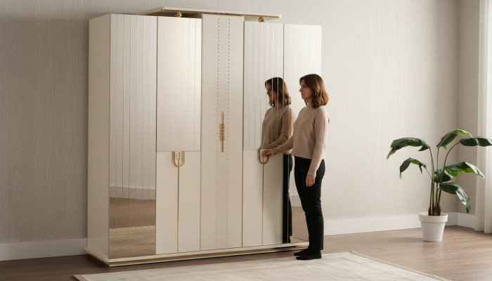 Kledingkast Houten kast Kast Slaapkamer Luxe Kasten Nieuw