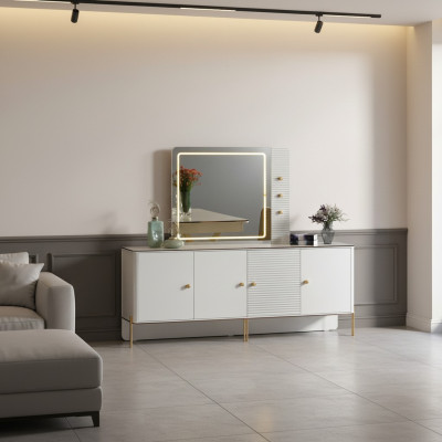 Sideboard dressoir luxe set dressoir houten dressoirs modern
