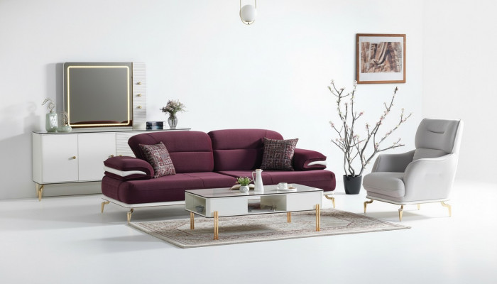 Luxe bankstel set Woonkamer Bankstel set Bankstel 3+1+Salontafel Modern