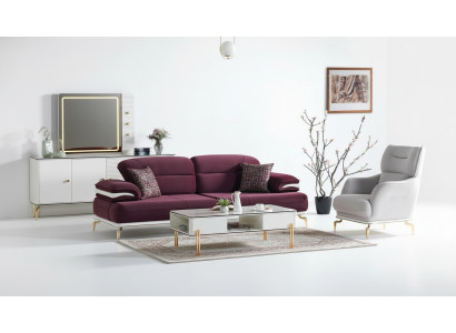 Luxe bankstel set Woonkamer Bankstel set Bankstel 3+1+Salontafel Modern