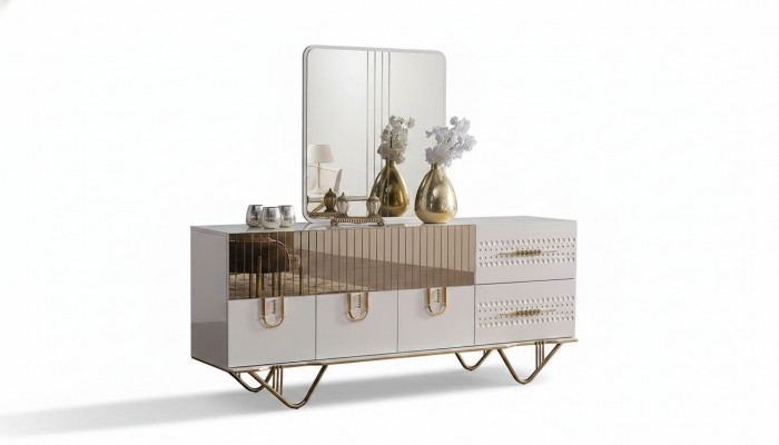 Dressoir Kast Hoogglans Meubel Hout Luxe Ladenkast Sideboard