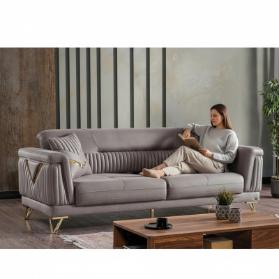 Sofa Bank Bekleding 3-zits Textiel Bankstellen Woonkamer Luxe Bankstel 3-zits